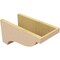 Ekena Millwork 8"W x 16"D x 8"H Wide Garner Rough Cedar Woodgrain TimberThane Corbel, Primed Tan CORUR08X16X08GARRCPR - alternate 2